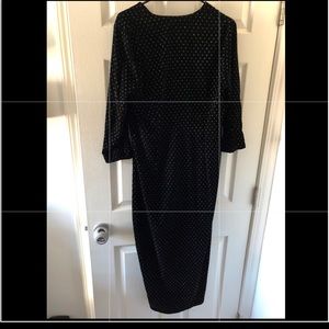 MIDI dress - silver sparkle
